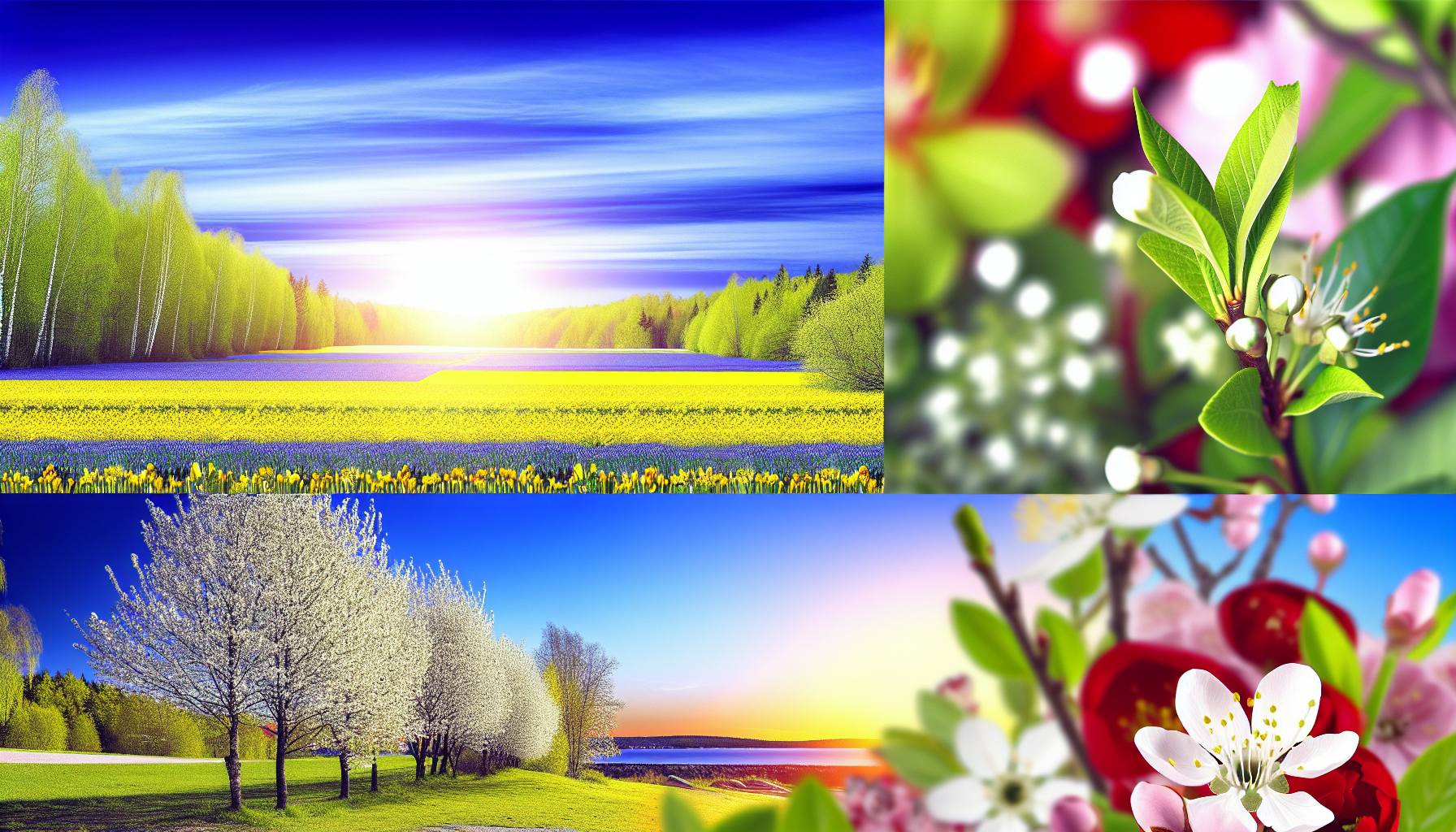 AI-genererad bild: Valborgsmässoafton: Dofter som fångar vårens magi General requirements: - No tex