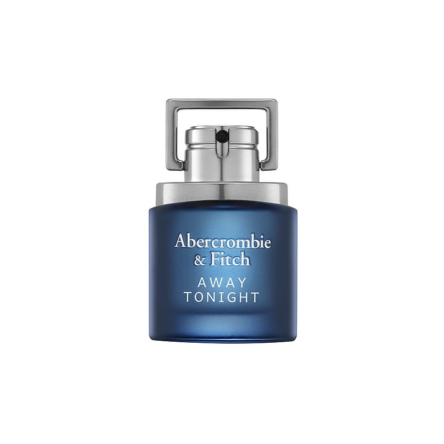 Stilren herrparfymflaska Abercrombie & Fitch Away Tonight i blå nyans