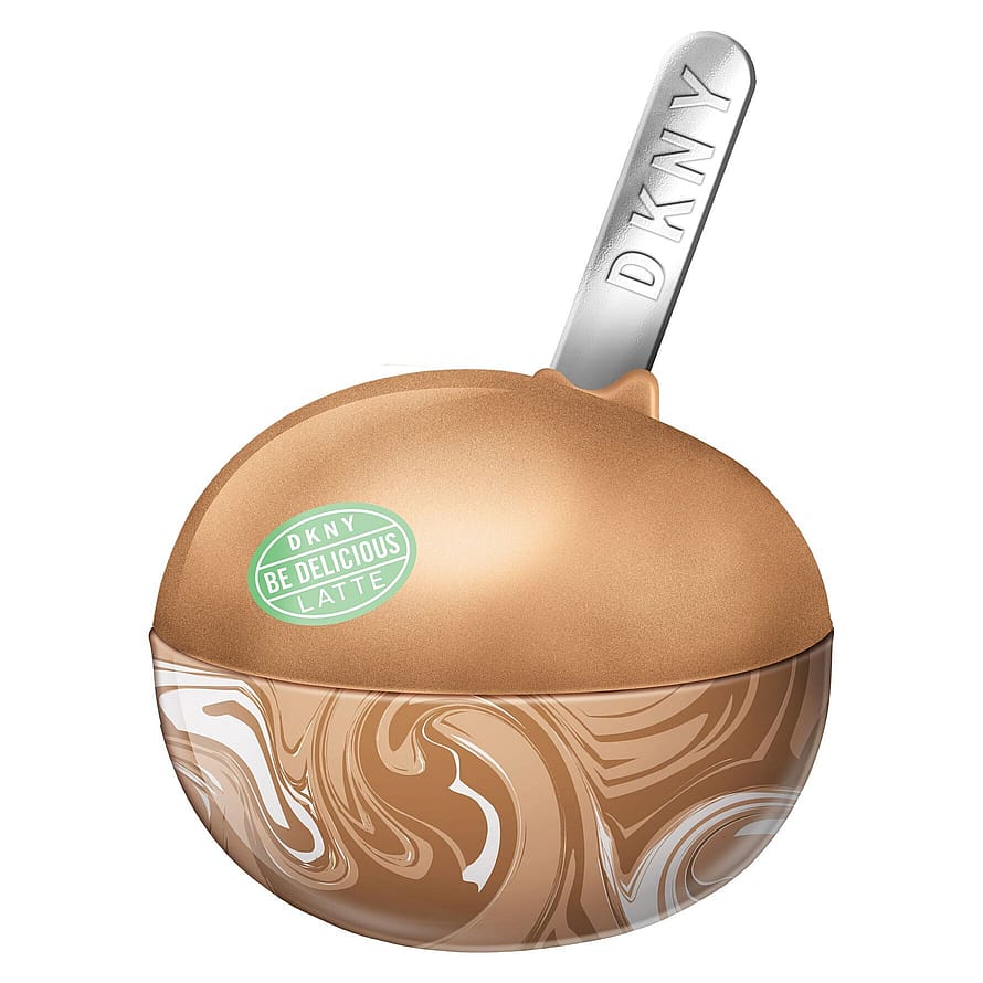 Grön parfymflaska av Dkny Be Delicious Café Pistachio Latte, damparfym
