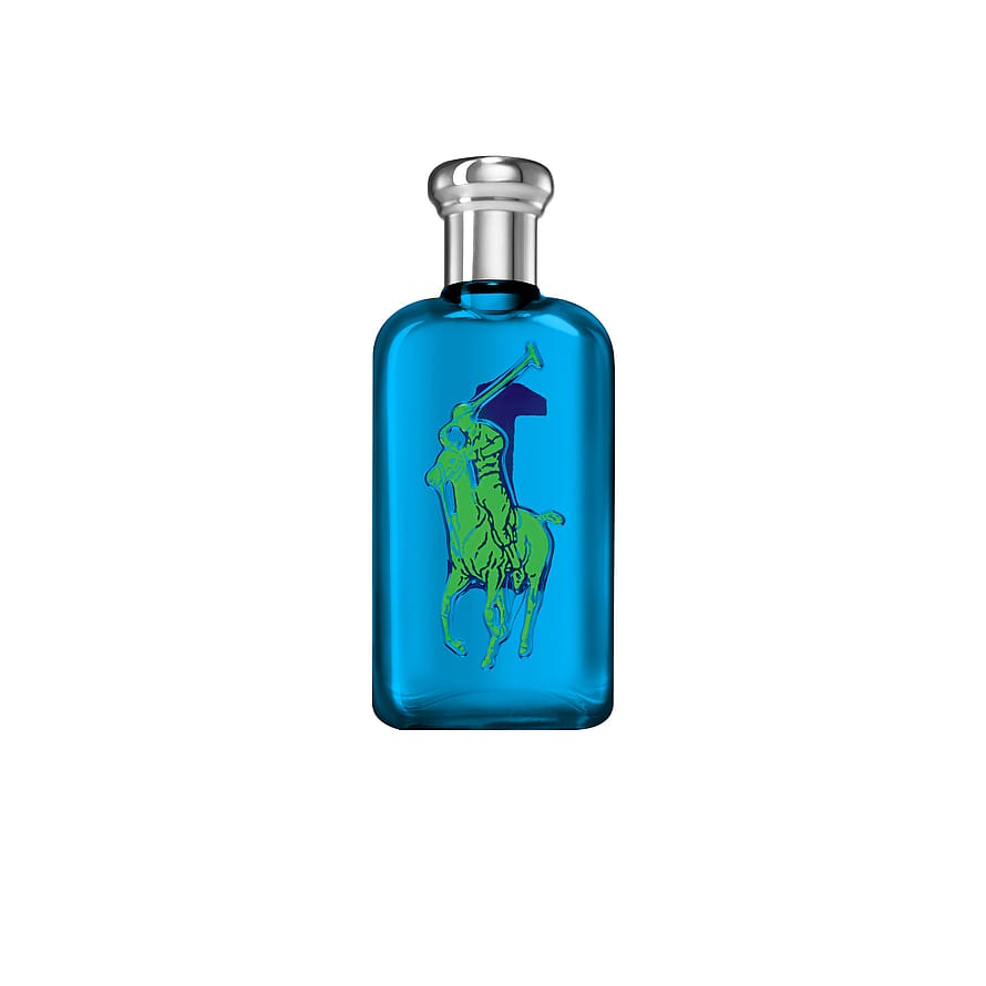 Blå parfymflaska Ralph Lauren Big Pony Blue, herrparfym