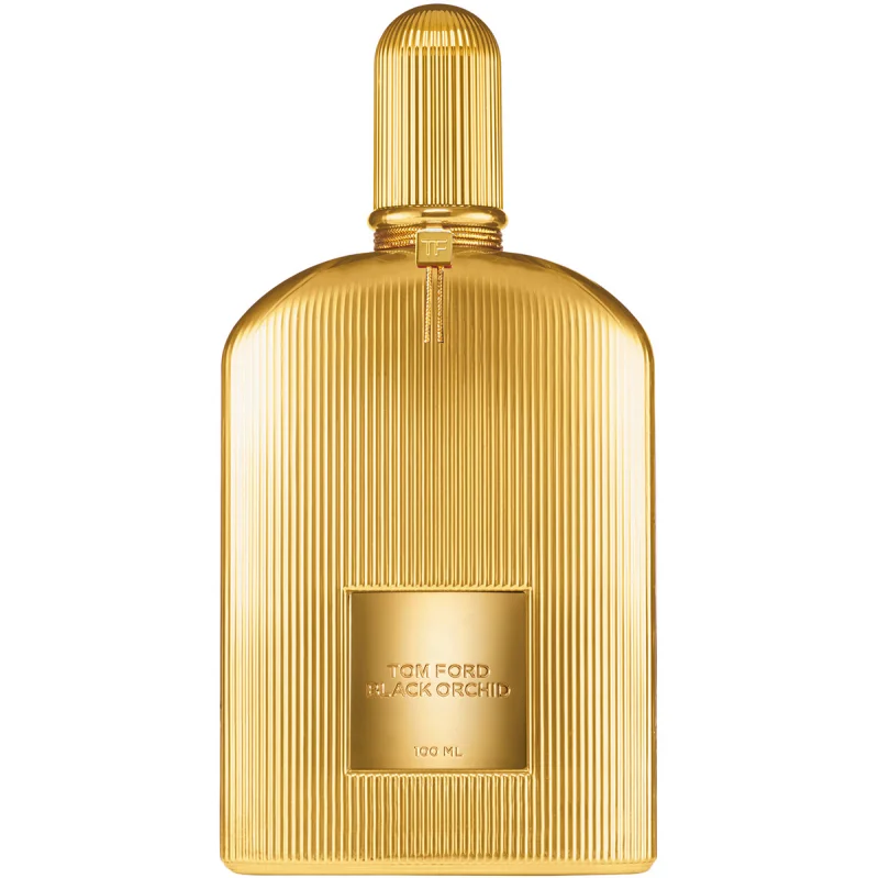 Elegant svart parfymflaska Tom Ford Black Orchid damparfym