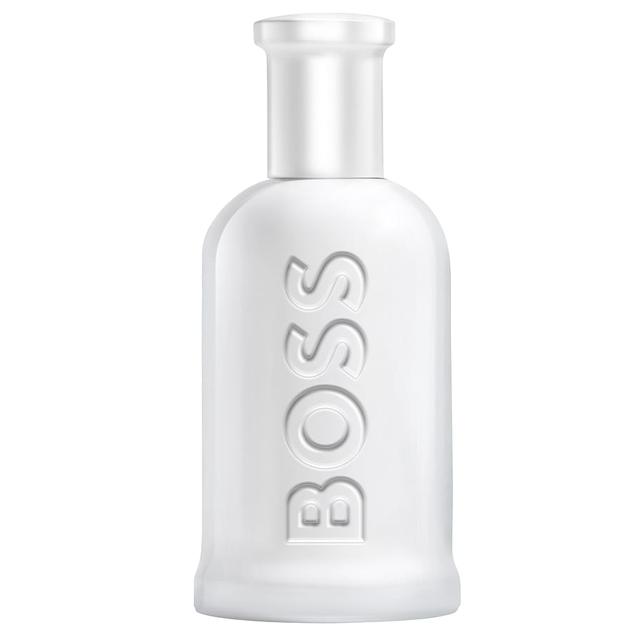 Hugo Boss Bottled Unlimited parfymflaska med grön och vit design