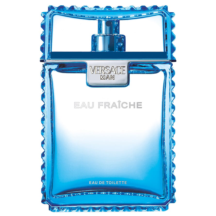 Grön glasflaska Chanel Chance Eau Fraiche damparfym på vit bakgrund