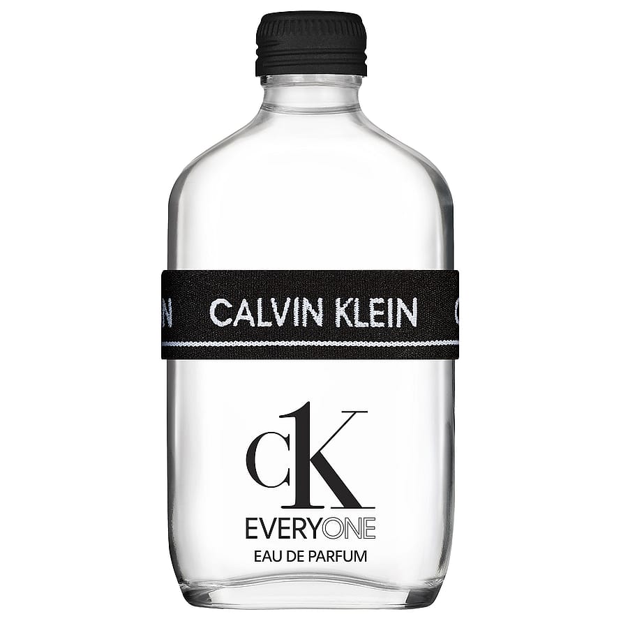 Calvin Klein Everyone parfymflaska med damparfym på vit bakgrund