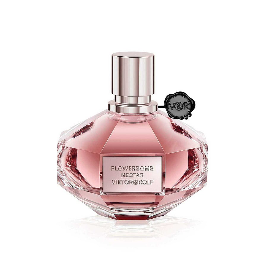 Lyxig Viktor & Rolf Flowerbomb Nectar parfymflaska, damparfym med blommig design