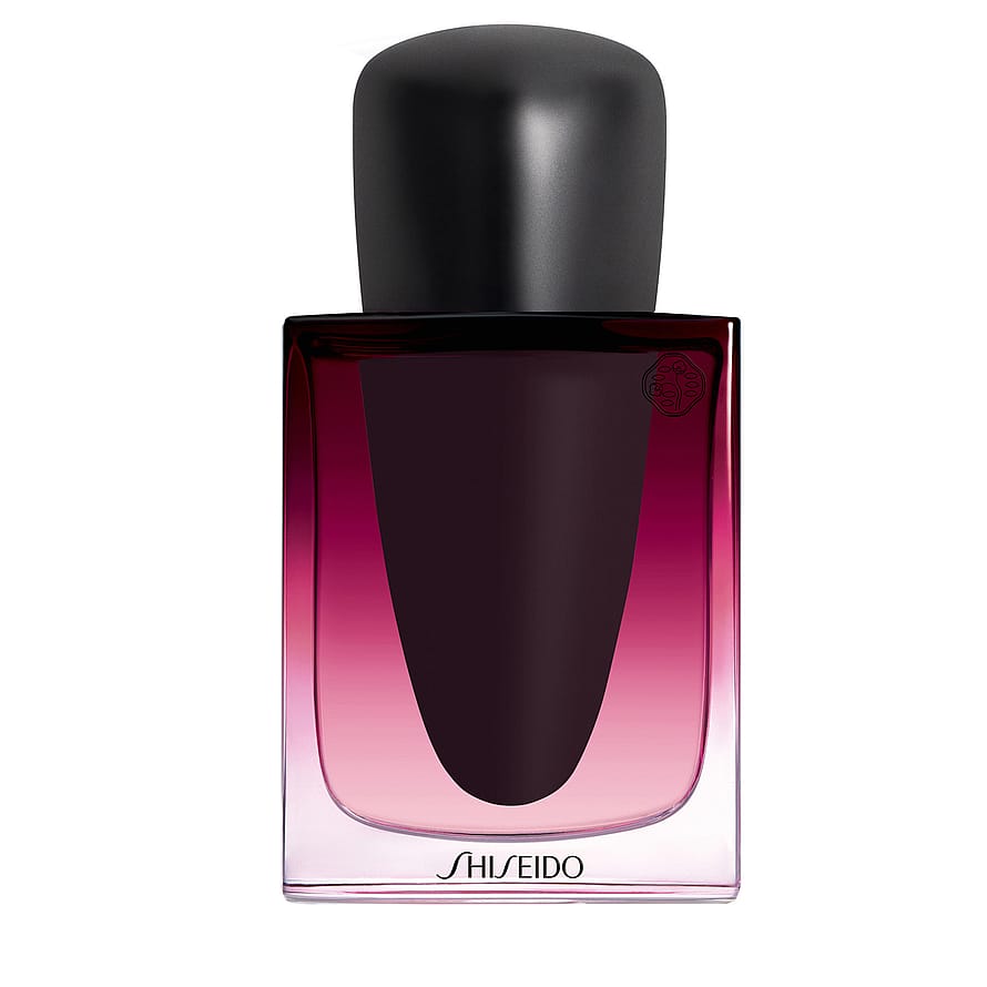 Elegant Shiseido Ginza Datura parfymflaska för damer på vit bakgrund