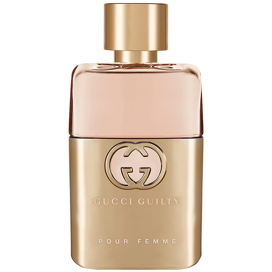Elegant parfymflaska för Gucci Guilty Pour Homme, herrparfym i stilren design