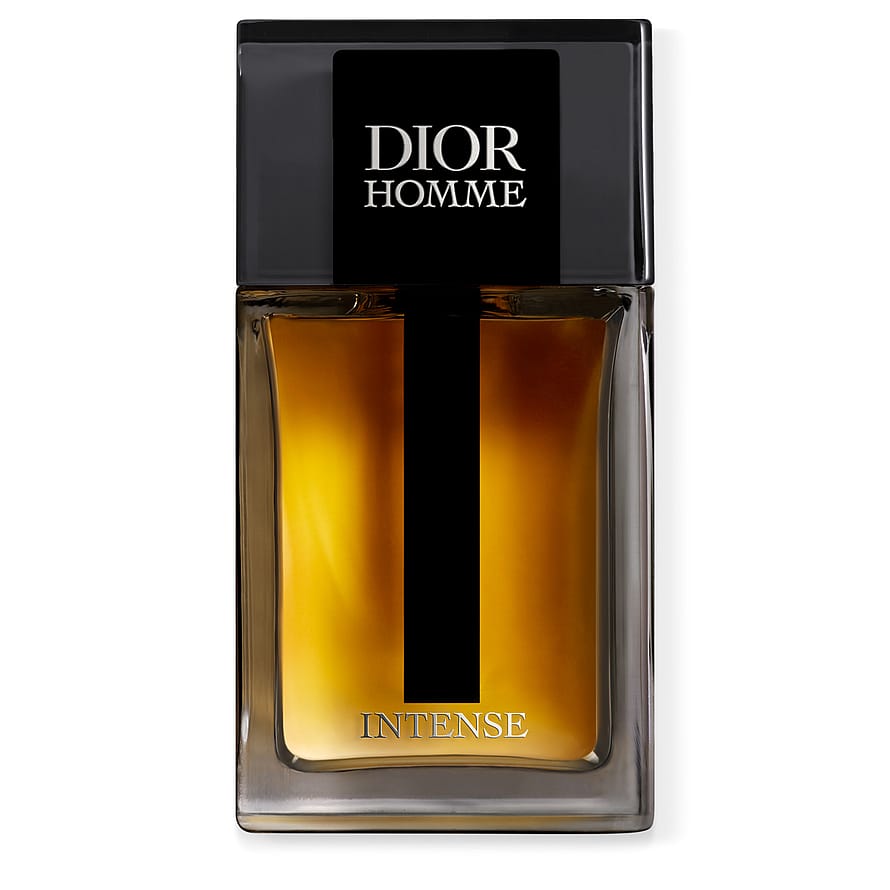 Dior Homme Intense parfymflaska med elegant design, herrparfym i glasflaska