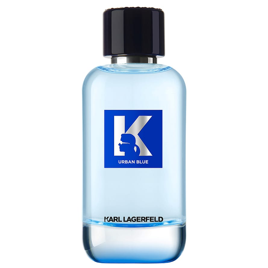 Karl Lagerfeld Jeans Urban Blue herrparfym i elegant parfymflaska mot stilren bakgrund