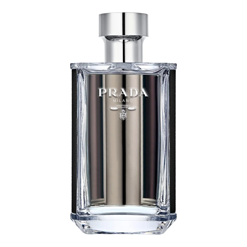 Elegant parfymflaska för Lhomme Prada med stilren design