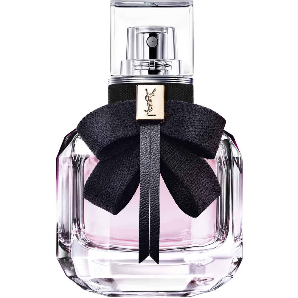 Yves Saint Laurent Mon Paris parfymflaska med rosa vätska, damparfym