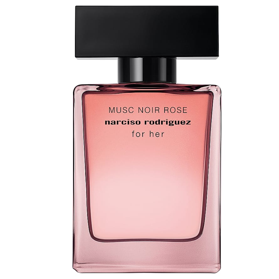 Transparent parfymflaska Narciso Rodriguez Musc Noir Rose för kvinnor
