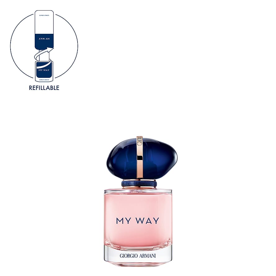 Elegant Armani My Way parfymflaska, damparfym med sofistikerad design