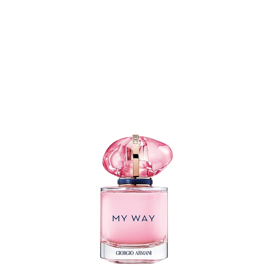 Armani My Way Nectar damparfymflaska i elegant design mot ljus bakgrund