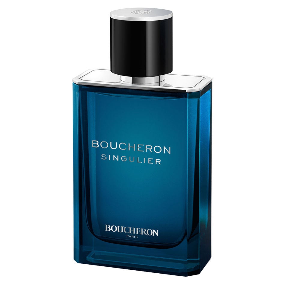 Elegant Boucheron Singulier herrparfymflaska med stilren design