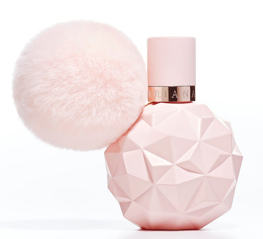 Ariana Grande Sweet Like Candy parfymflaska, rosa och feminin damparfym