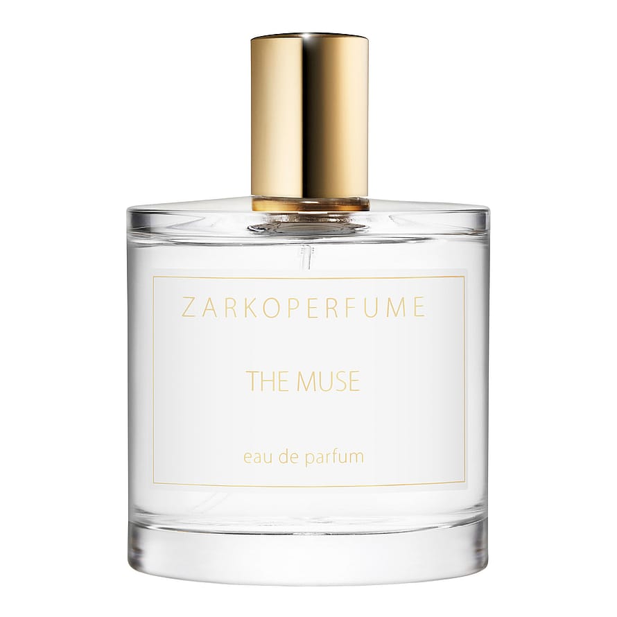 Elegant damparfymflaska Zarkoperfume The Muse på vit bakgrund