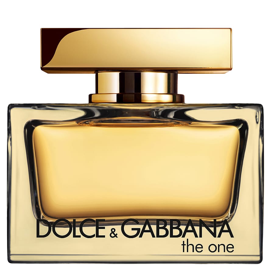 Elegant parfymflaska för herrar, Dolce & Gabbana The One Intense, på mörk bakgrund