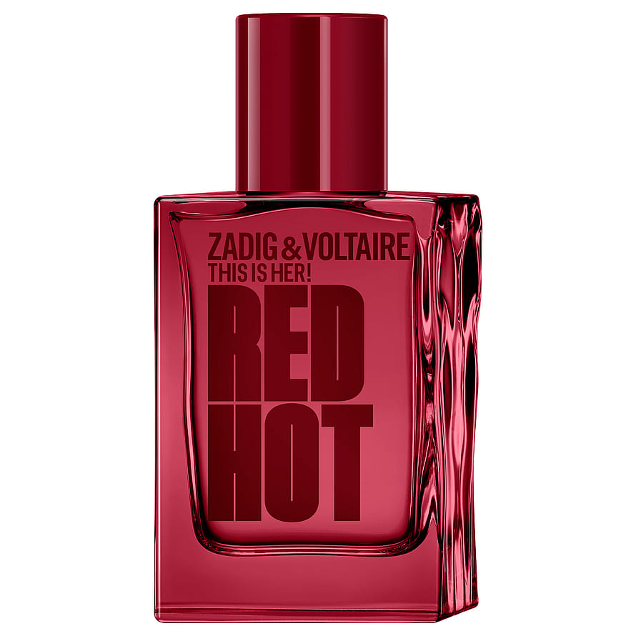 Zadig & Voltaire This Is Her! Red Hot parfymflaska i rött och guld för kvinnor